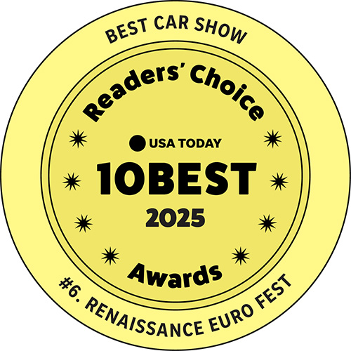 Best Car Show Readers Choice badge 2025. Euro Fest #6